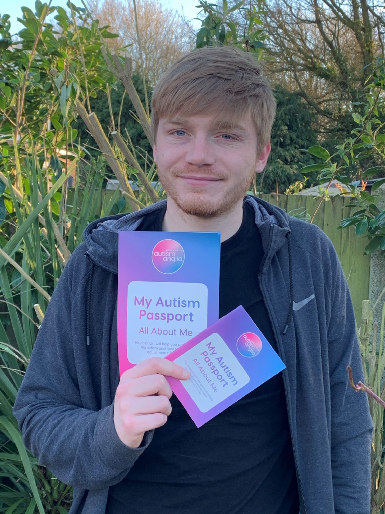 Seb Sands, son of Annie Sands with the Autism Passport